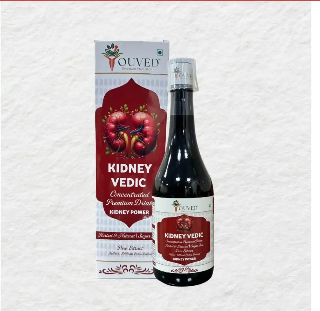 OUVED Kidney Vedic BV-1000 herbal kidney detox drink for urinary health support