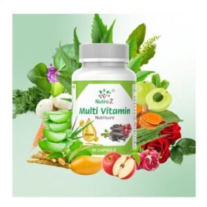 NutroZ Multi-Vitamin Capsules – Daily Health Supplement for Energy, Immunity & Overall Wellness (60 Capsules)