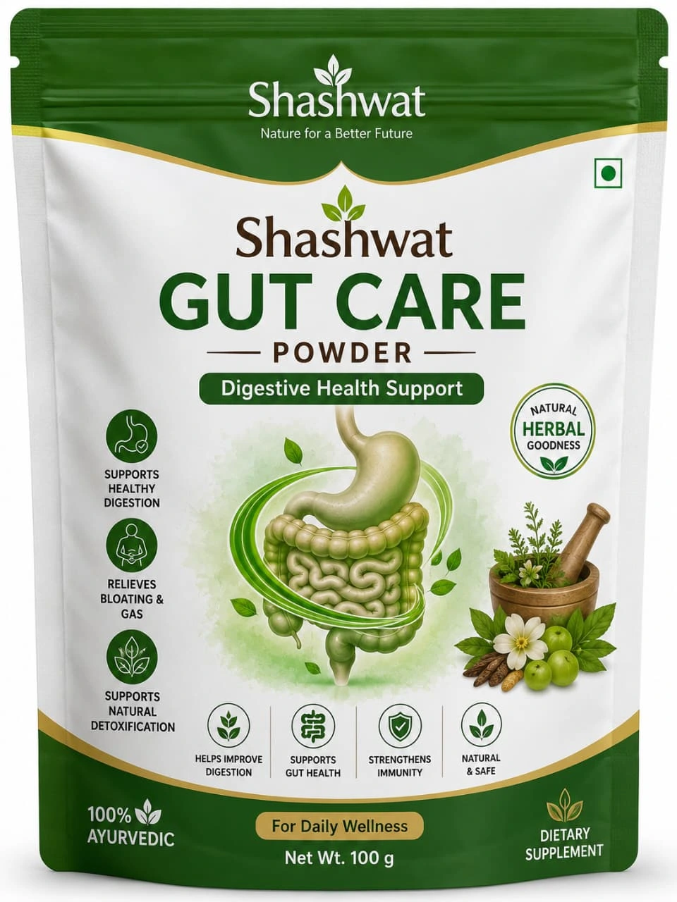 Ayurvedic Herbal Churna for Overall Health, Digestion and Immunity Support Ayurvedic Herbal Churna for Overall Health, Digestion and Immunity Support - Image 1